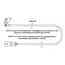 UAI173 Beral Сигнализатор, износ тормозных колодок