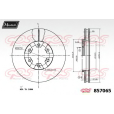 857065.6060 MAXTECH Тормозной диск