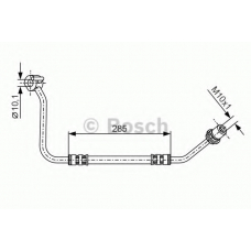 1 987 476 512 BOSCH Тормозной шланг