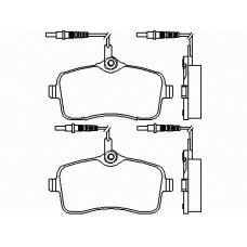 MDK0205 MINTEX Комплект тормозов, дисковый тормозной механизм