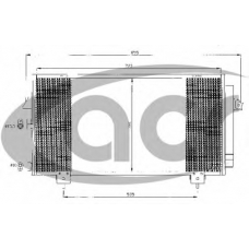 300409 ACR Конденсатор, кондиционер