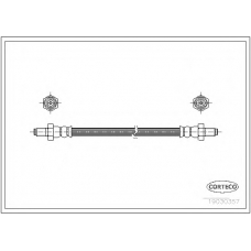 19030357 CORTECO Тормозной шланг