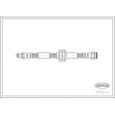 19018124 CORTECO Тормозной шланг
