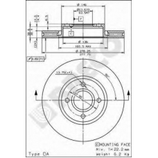 BS 8204 BRECO Тормозной диск