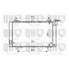 QER1623 QUINTON HAZELL Радиатор, охлаждение двигателя