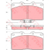 GDB4076 TRW Комплект тормозных колодок, дисковый тормоз
