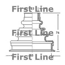 FCB2033 FIRST LINE Пыльник, приводной вал