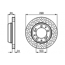 0 986 478 595 BOSCH Тормозной диск