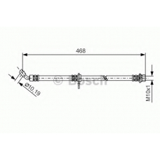 1 987 481 246 BOSCH Тормозной шланг