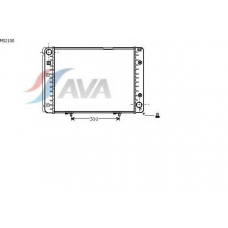 MS2100 AVA Радиатор, охлаждение двигателя