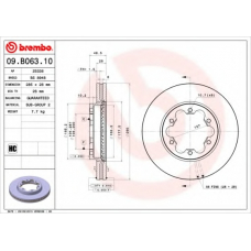 BS 8948 BRECO Тормозной диск