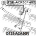 TSB-ACR50F-KIT FEBEST Опора, стабилизатор