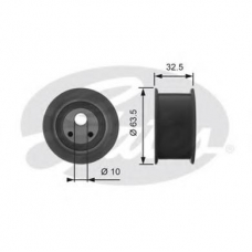 T42041 GATES Натяжной ролик, ремень грм