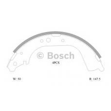 0 986 AB0 106 BOSCH Комплект тормозных колодок