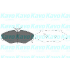 KBP-6566 KAVO PARTS Комплект тормозных колодок, дисковый тормоз