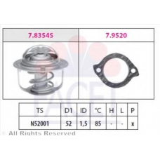 7.8354 FACET Термостат, охлаждающая жидкость