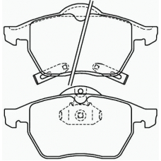 P 59 029 BREMBO Комплект тормозных колодок, дисковый тормоз