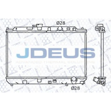 013N10 JDEUS Радиатор, охлаждение двигателя