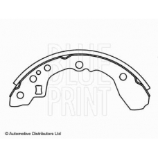 ADM54140 BLUE PRINT Комплект тормозных колодок