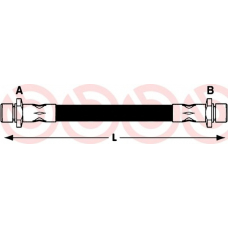 T 78 030 BREMBO Тормозной шланг