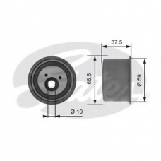 T42138 GATES Паразитный / ведущий ролик, зубчатый ремень