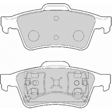 FD7026N NECTO Комплект тормозных колодок, дисковый тормоз