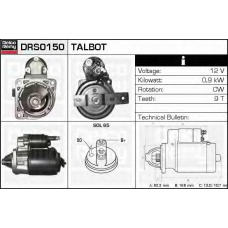 DRS0150 DELCO REMY Стартер