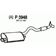 P3948 FENNO Глушитель выхлопных газов конечный