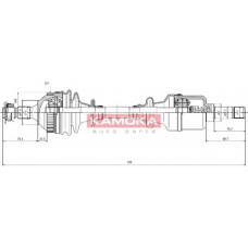 CT1138926A KAMOKA Приводной вал