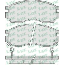 05P1012 LPR Комплект тормозных колодок, дисковый тормоз