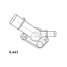 6.441.87 BEHR Термостат, охлаждающая жидкость