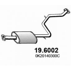 19.6002 ASSO Средний глушитель выхлопных газов