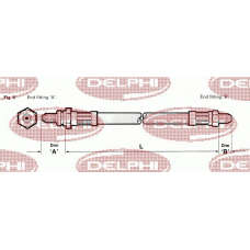 LH0248 DELPHI Тормозной шланг