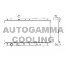 104711 AUTOGAMMA Радиатор, охлаждение двигателя