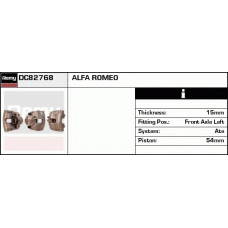 DC82768 DELCO REMY Тормозной суппорт