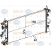 8MK 376 745-111 HELLA Радиатор, охлаждение двигателя