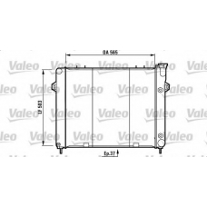 732714 VALEO Радиатор, охлаждение двигателя