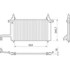 350203153000 MAGNETI MARELLI Конденсатор, кондиционер