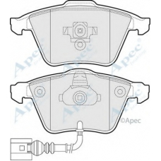 PAD1452 APEC Комплект тормозных колодок, дисковый тормоз