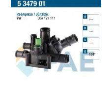5347901 FAE Термостат, охлаждающая жидкость