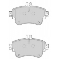 FD7560A NECTO Комплект тормозных колодок, дисковый тормоз