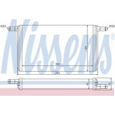 73950 NISSENS Теплообменник, отопление салона