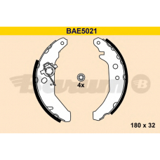 BAE5021 BARUM Комплект тормозных колодок