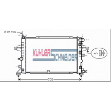 0600621 KUHLER SCHNEIDER Радиатор, охлаждение двигател