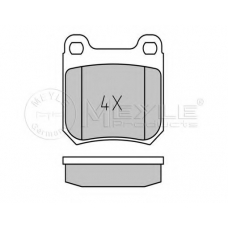 025 210 5015/PD MEYLE Комплект тормозных колодок, дисковый тормоз