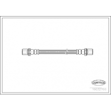 19032760 CORTECO Тормозной шланг