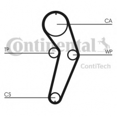 CT988K3 CONTITECH Комплект ремня ГРМ