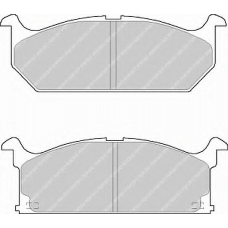 FDB528 FERODO Комплект тормозных колодок, дисковый тормоз