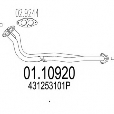 01.10920 MTS Труба выхлопного газа