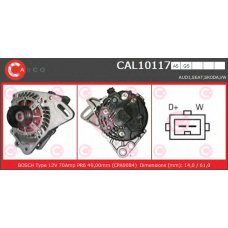 CAL10117GS CASCO Генератор